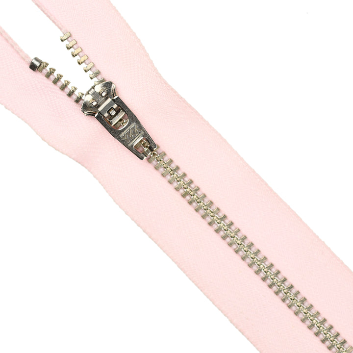 YKK JEAN ZIP NO.4.5 NICKEL COL 512 BABY PINK