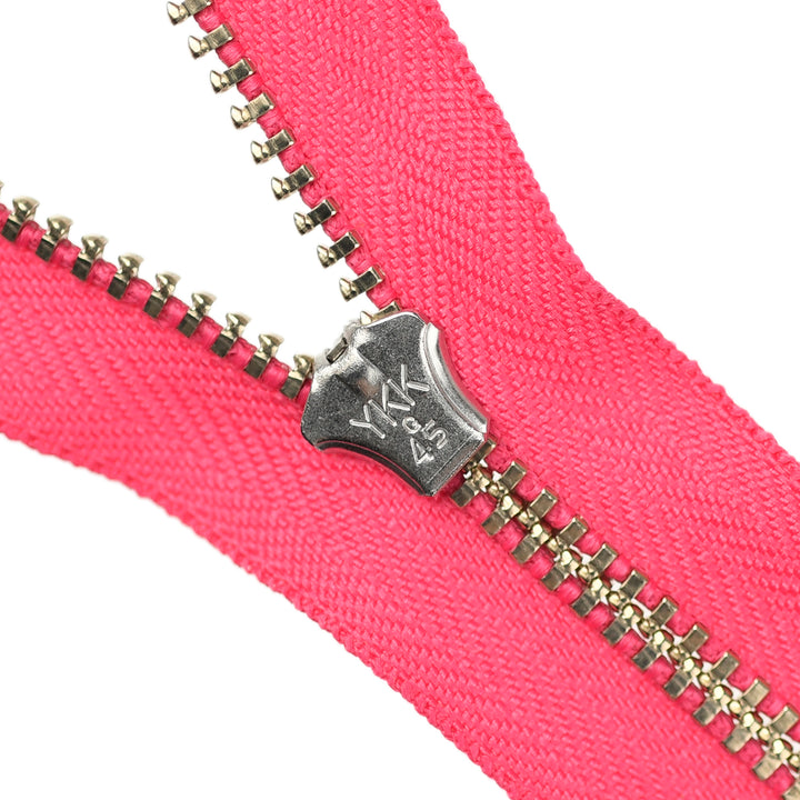 YKK JEAN ZIP NO.4.5 NICKEL COL 516 LIPSTICK