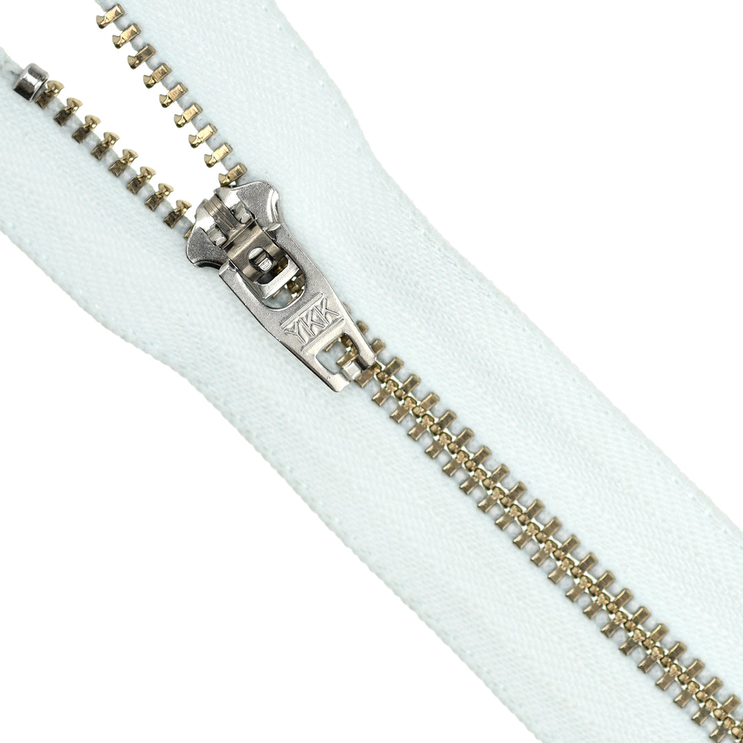 YKK JEAN ZIP NO.4.5 NICKEL COL 541 POWDER BLUE