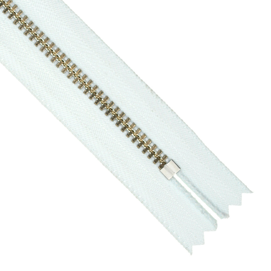 YKK JEAN ZIP NO.4.5 NICKEL COL 541 POWDER BLUE