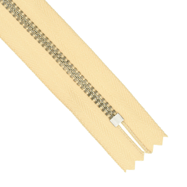 YKK JEAN ZIP NO.4.5 NICKEL COL 551 WHEAT