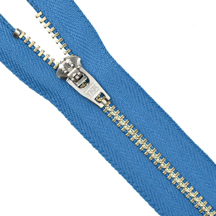 YKK JEAN ZIP NO.4.5 NICKEL COL 557 TRUE BLUE
