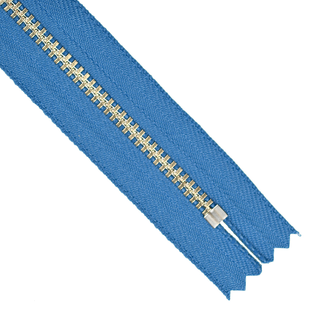 YKK JEAN ZIP NO.4.5 NICKEL COL 557 TRUE BLUE