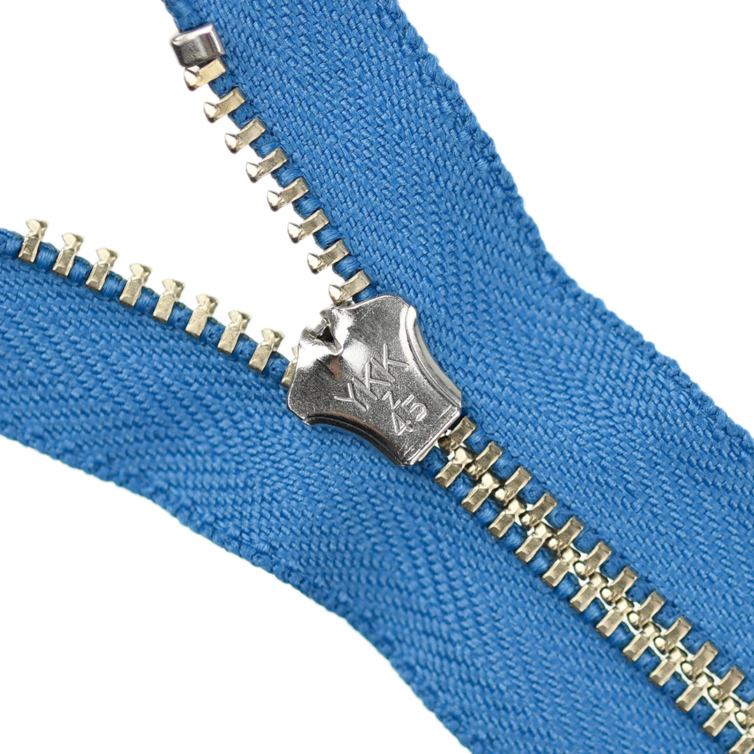 YKK JEAN ZIP NO.4.5 NICKEL COL 557 TRUE BLUE