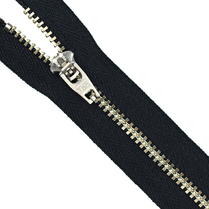 YKK JEAN ZIP NO.4.5 NICKEL COL 5601 EXTRA DARK NAVY
