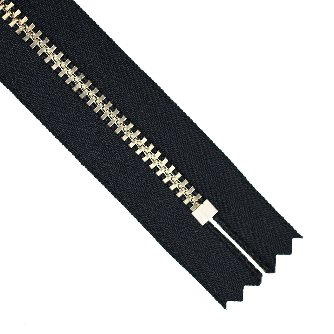 YKK JEAN ZIP NO.4.5 NICKEL COL 5601 EXTRA DARK NAVY