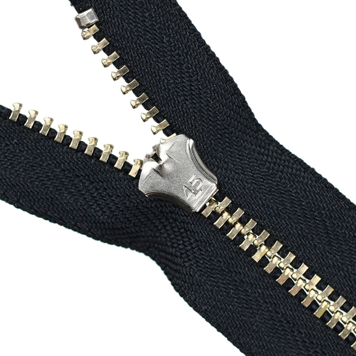YKK JEAN ZIP NO.4.5 NICKEL COL 5601 EXTRA DARK NAVY