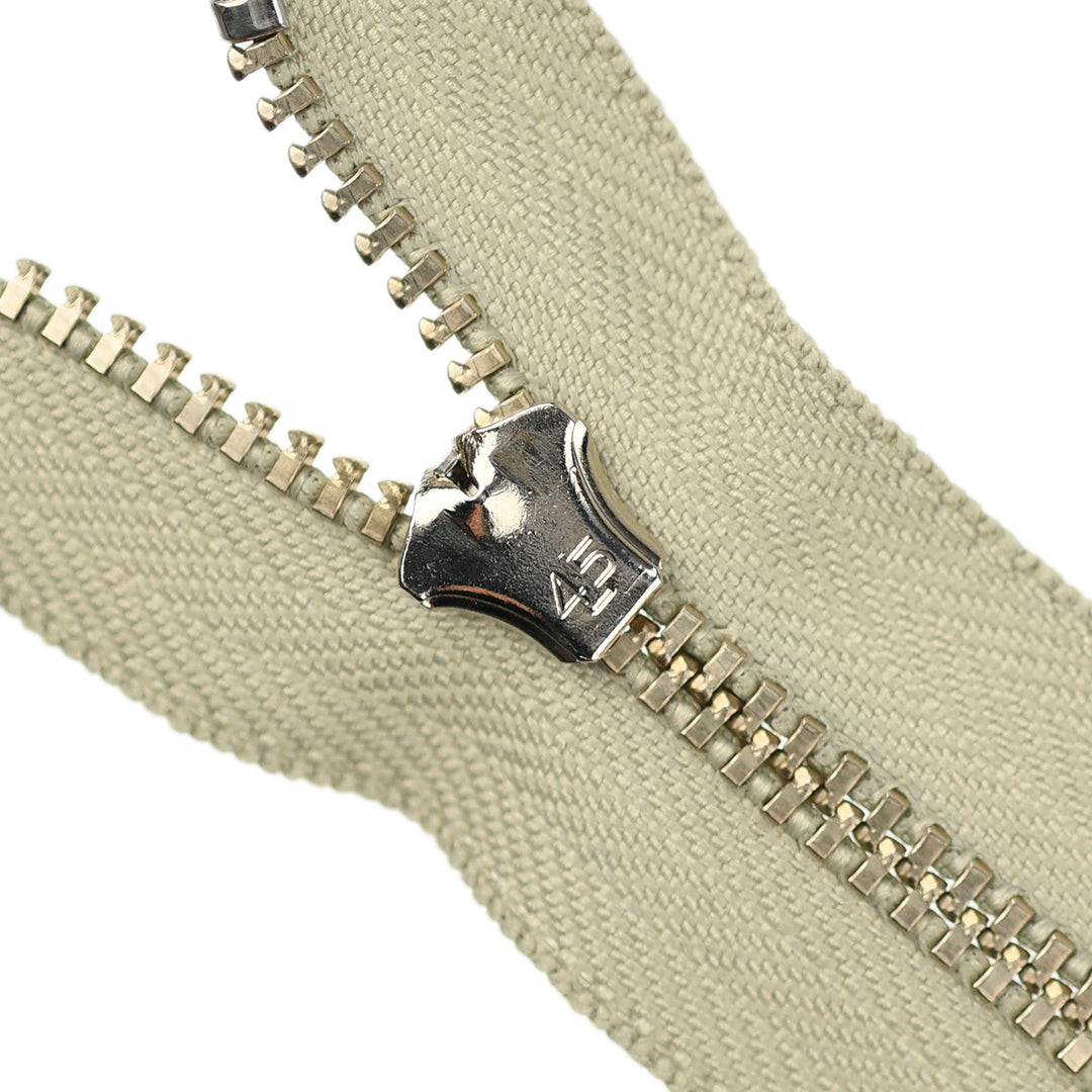 YKK JEAN ZIP NO.4.5 NICKEL COL 561 SAGEBRUSH