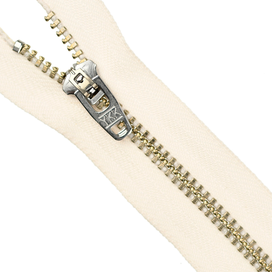 YKK JEAN ZIP NO.4.5 NICKEL COL 571 CALICO