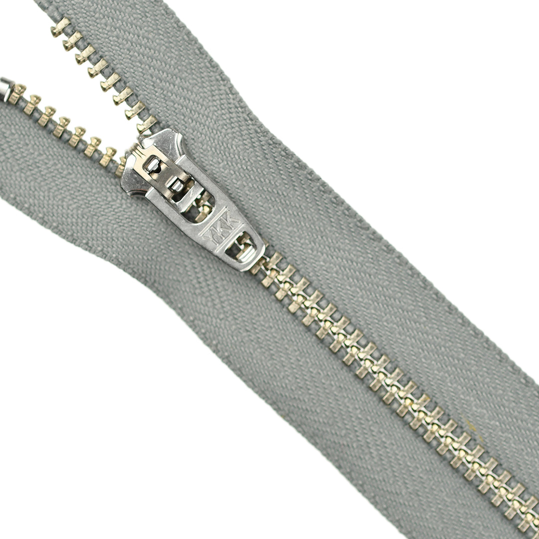 YKK JEAN ZIP NO.4.5 NICKEL COL 577 FOG GREY