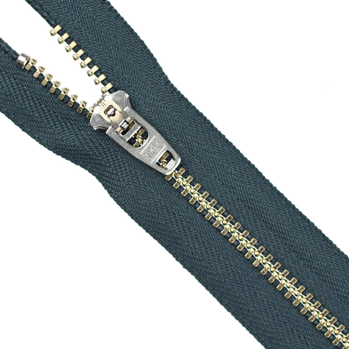 YKK JEAN ZIP NO.4.5 NICKEL COL 579 STEEL