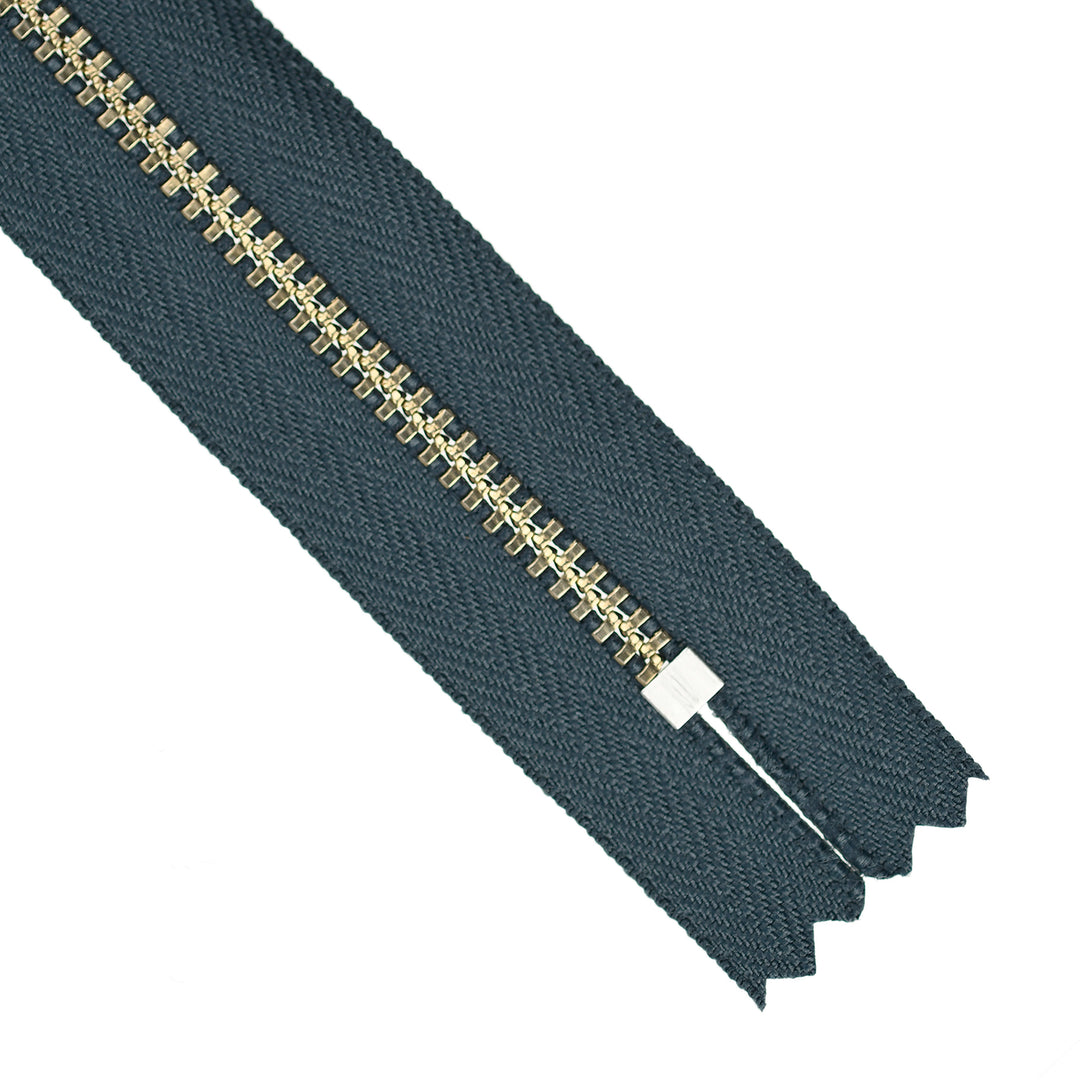 YKK JEAN ZIP NO.4.5 NICKEL COL 579 STEEL