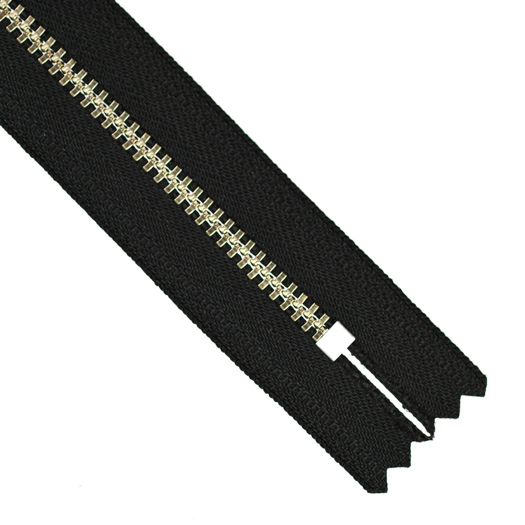 YKK JEAN ZIP NO.4.5 NICKEL COL 580 BLACK