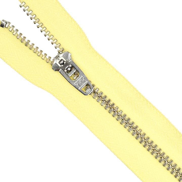 YKK JEAN ZIP NO.4.5 NICKEL COL 802 LEMON