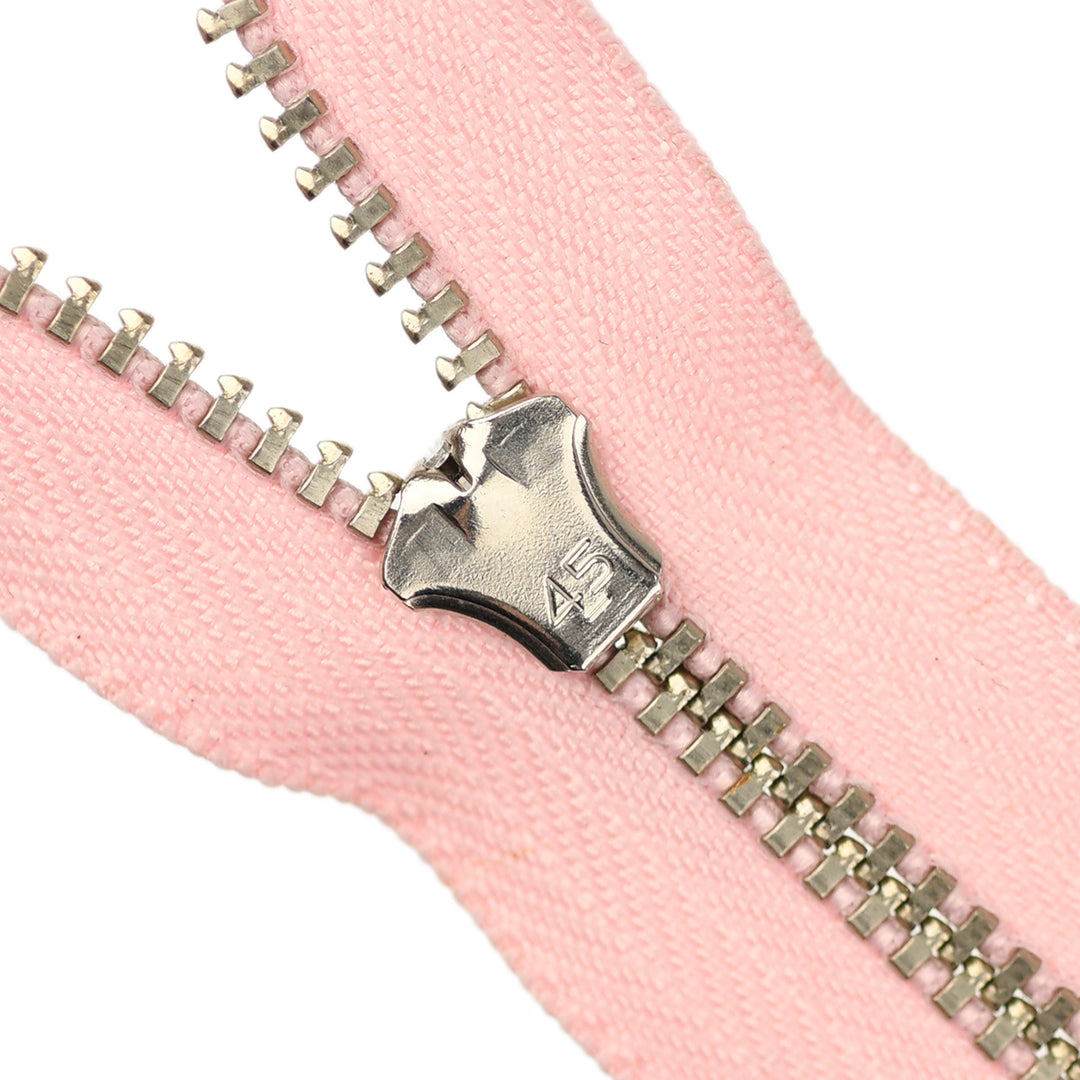 YKK JEAN ZIP NO.4.5 NICKEL COL 811 TEA ROSE