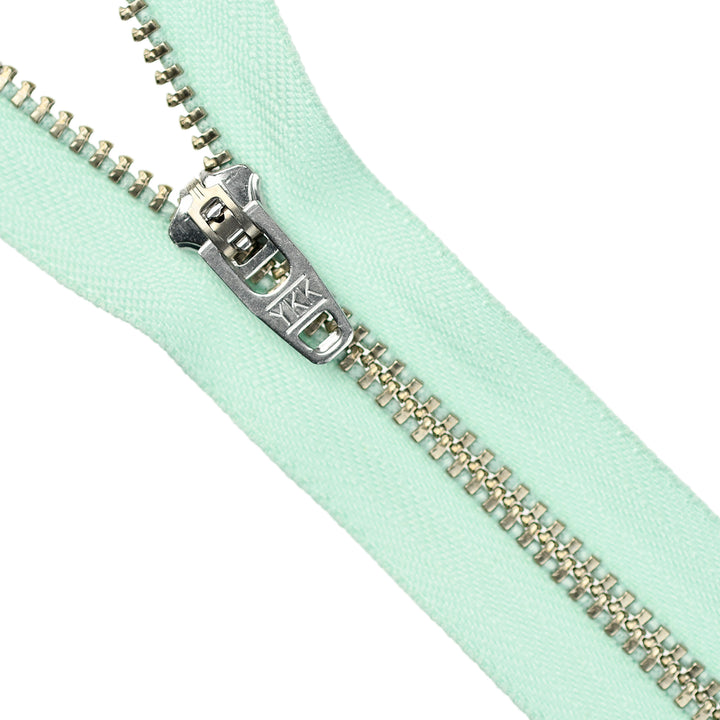 YKK JEAN ZIP NO.4.5 NICKEL COL 823 SEA FOAM