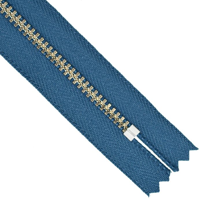 YKK JEAN ZIP NO.4.5 NICKEL COL 839 DENIM