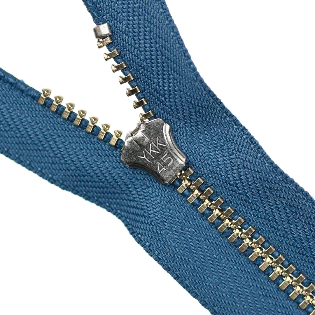 YKK JEAN ZIP NO.4.5 NICKEL COL 839 DENIM