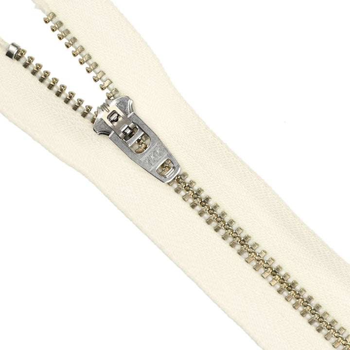 YKK JEAN ZIP NO.4.5 NICKEL COL 841 IVORY