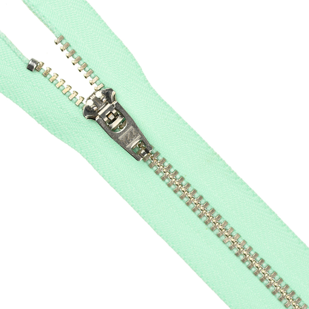 YKK JEAN ZIP NO.4.5 NICKEL COL 871 SPEARMINT