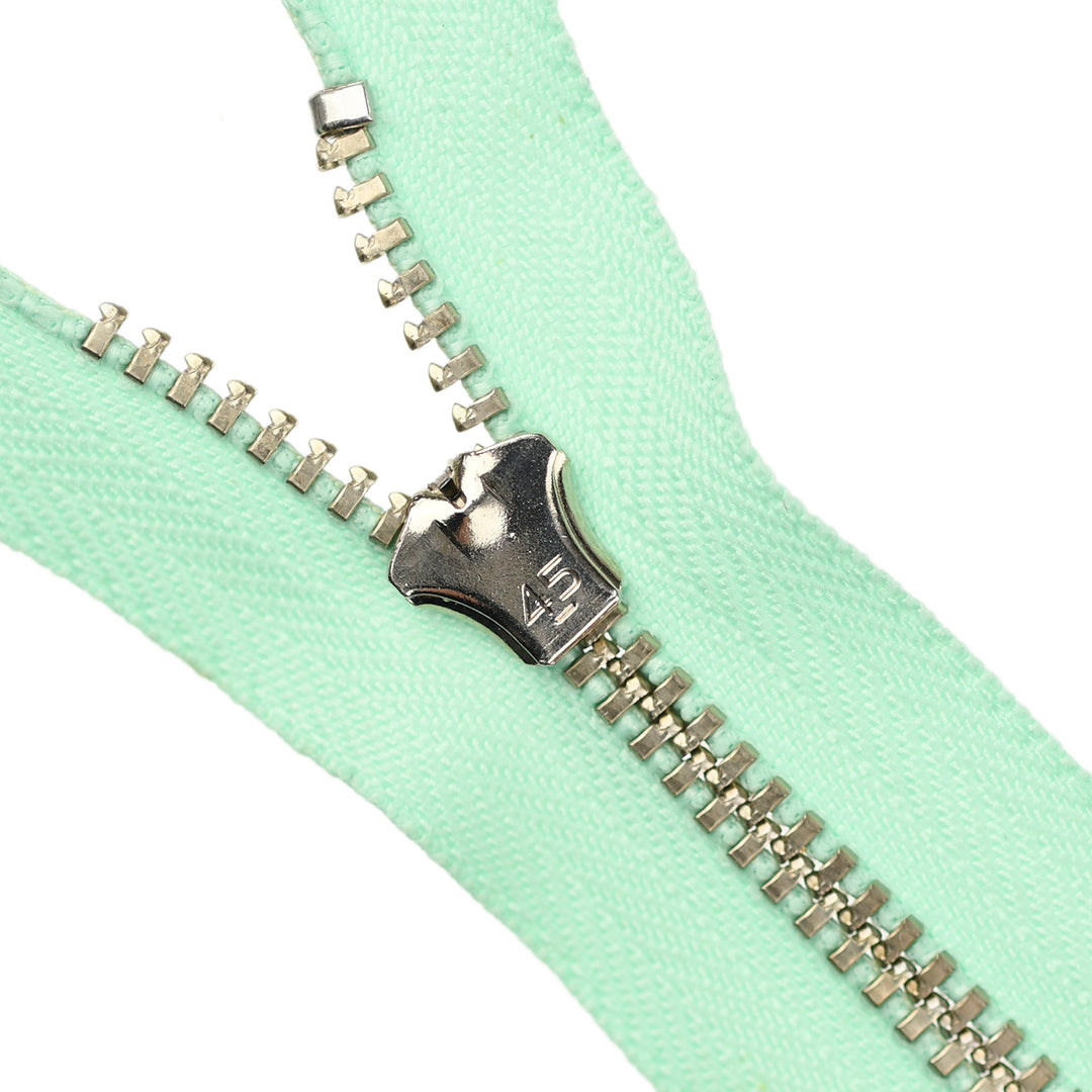 YKK JEAN ZIP NO.4.5 NICKEL COL 871 SPEARMINT