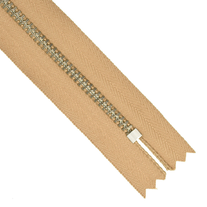 YKK JEAN ZIP NO.4.5 NICKEL COL 893 SAHARA SAND