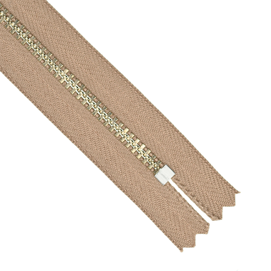 YKK JEAN ZIP NO.4.5 NICKEL COL 894 CINNAMON