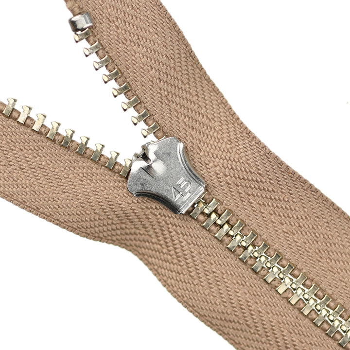 YKK JEAN ZIP NO.4.5 NICKEL COL 894 CINNAMON
