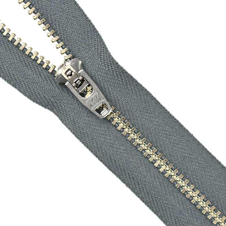 YKK JEAN ZIP NO.4.5 NICKEL COL 914 SLATE