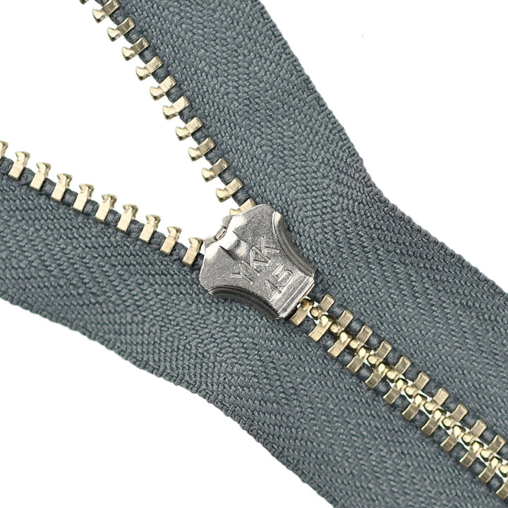 YKK JEAN ZIP NO.4.5 NICKEL COL 914 SLATE