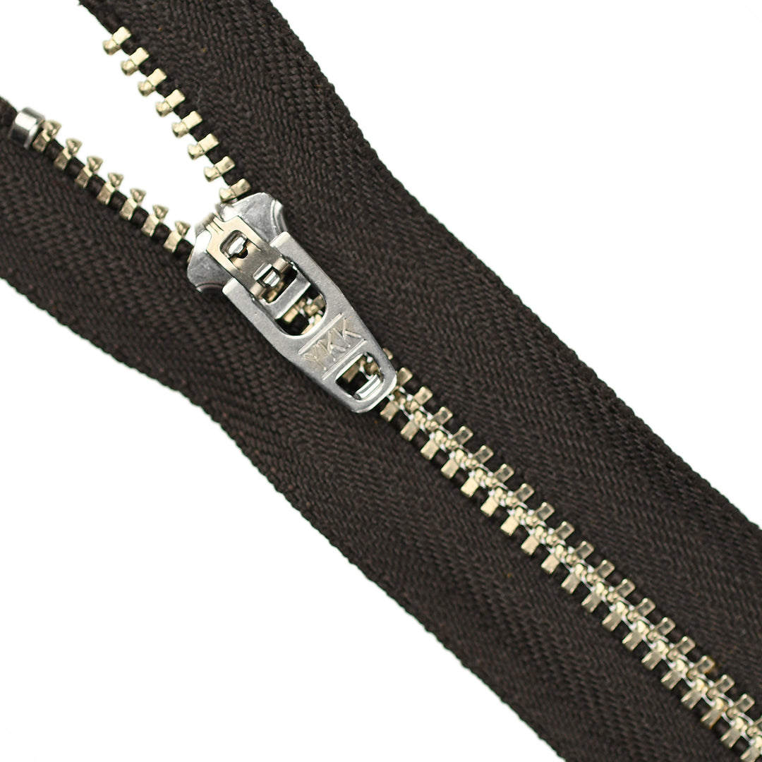 YKK JEAN ZIP NO.4.5 NICKEL COL 916 ESPRESSO