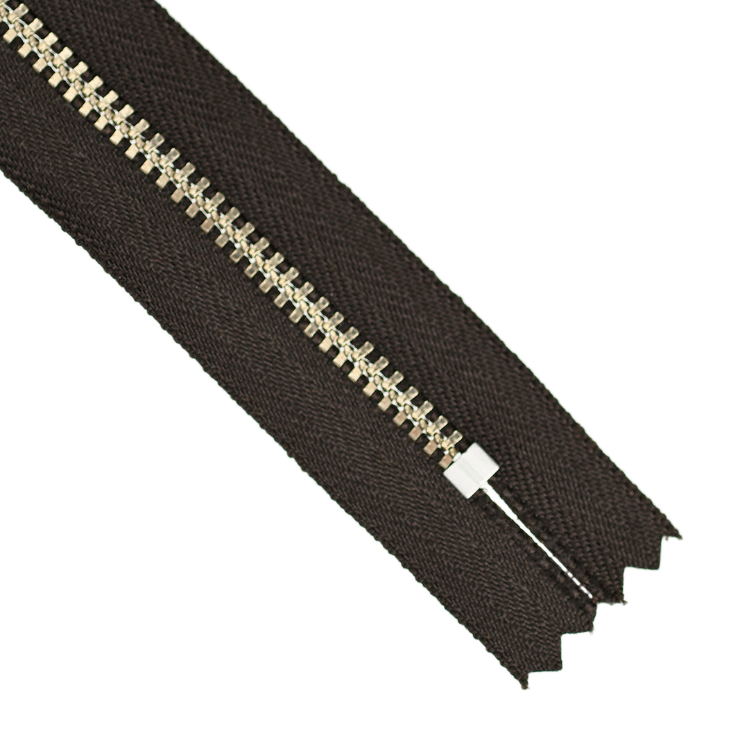 YKK JEAN ZIP NO.4.5 NICKEL COL 916 ESPRESSO