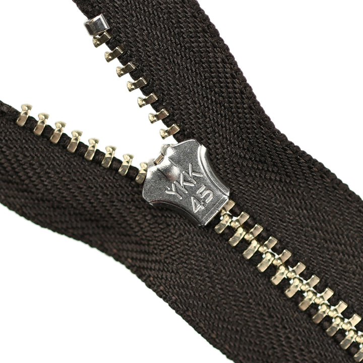 YKK JEAN ZIP NO.4.5 NICKEL COL 916 ESPRESSO