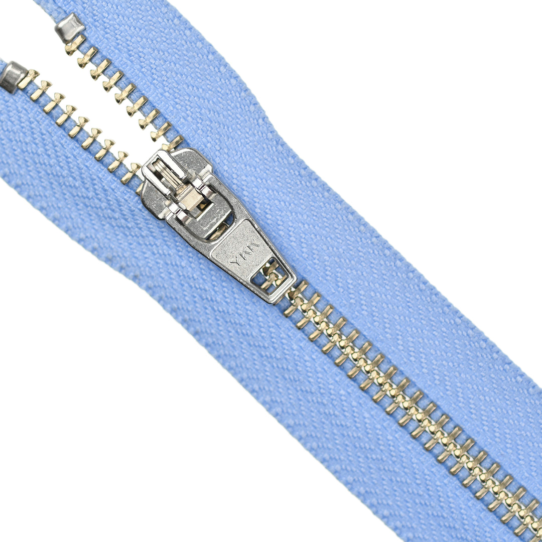 YKK JEAN ZIP NO.5 NICKEL COL 248 FRESH LAVENDER