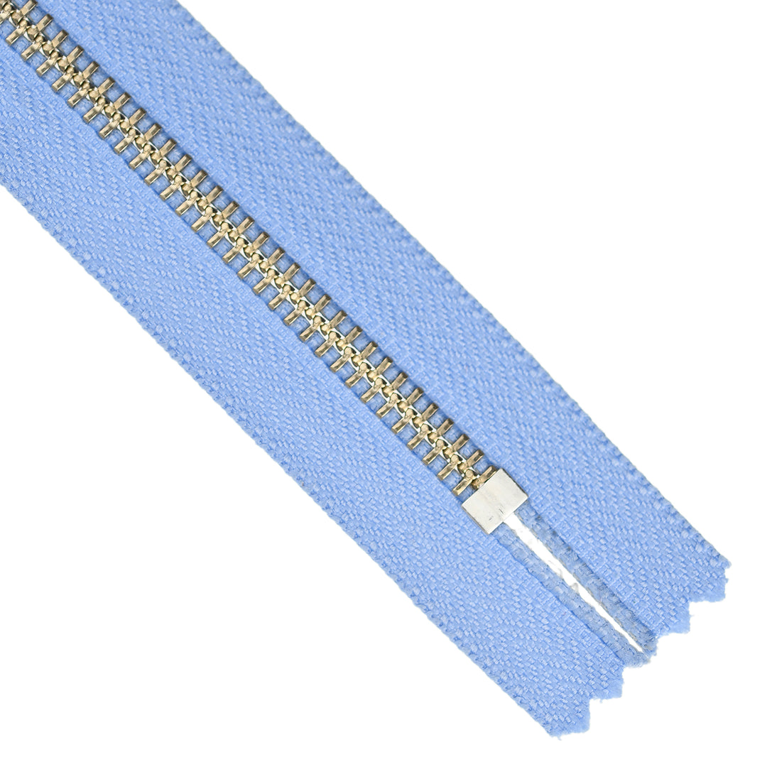 YKK JEAN ZIP NO.5 NICKEL COL 248 FRESH LAVENDER