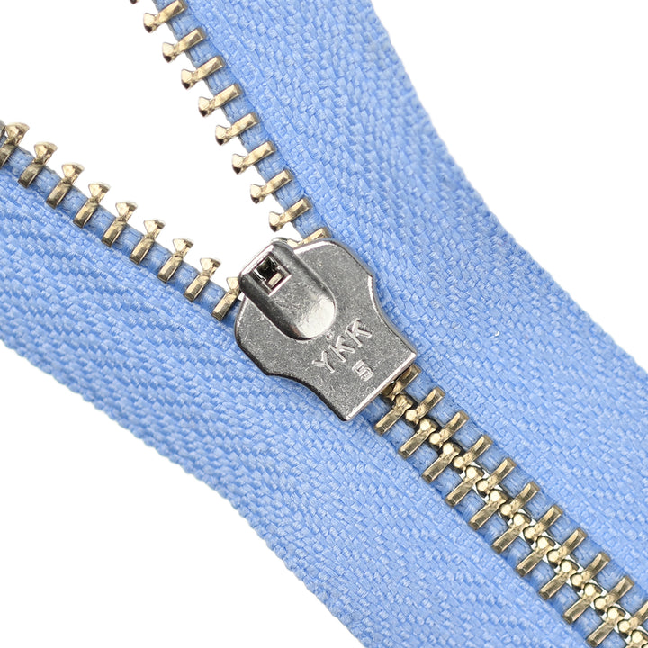 YKK JEAN ZIP NO.5 NICKEL COL 248 FRESH LAVENDER