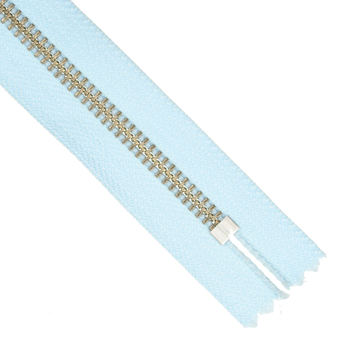YKK JEAN ZIP NO.5 NICKEL COL 542 BABY BLUE
