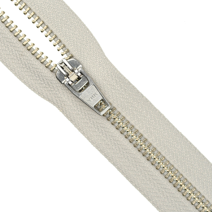YKK JEAN ZIP NO.5 NICKEL COL 576 WARM GREY