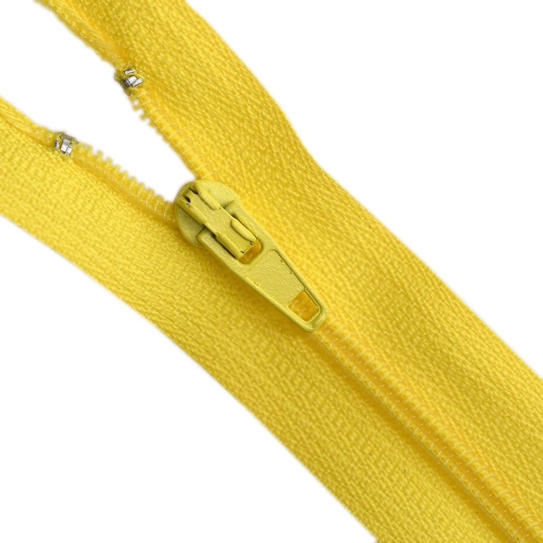 NYLON CLOSED-END NO.5 ZIP COL YELLOW
