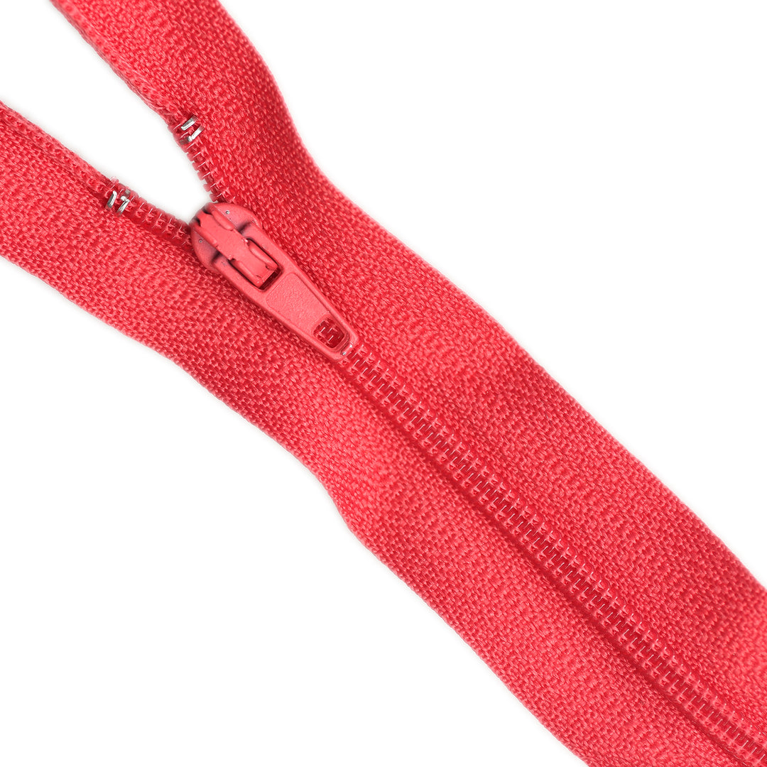 NYLON CLOSED-END NO.5 ZIP COL CORAL