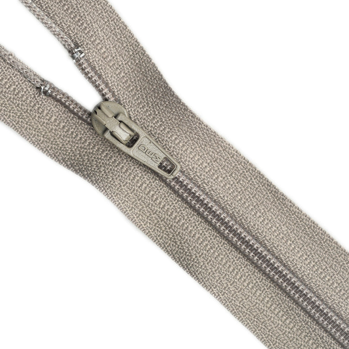 NYLON CLOSED-END NO.5 ZIP COL STONE
