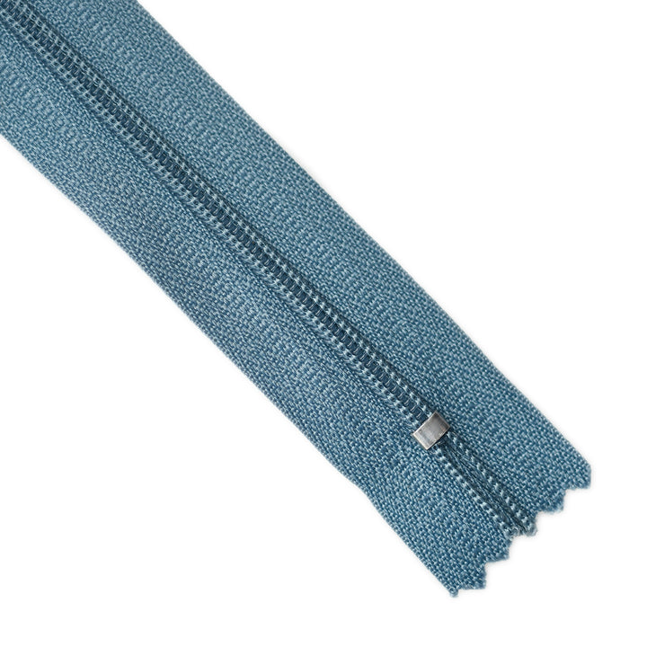 NYLON CLOSED-END NO.5 ZIP COL SMOKY BLUE