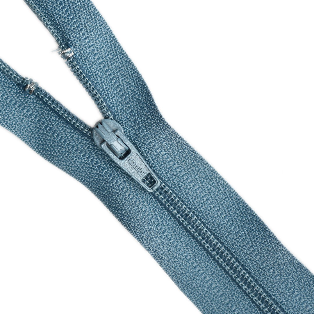 NYLON CLOSED-END NO.5 ZIP COL SMOKY BLUE
