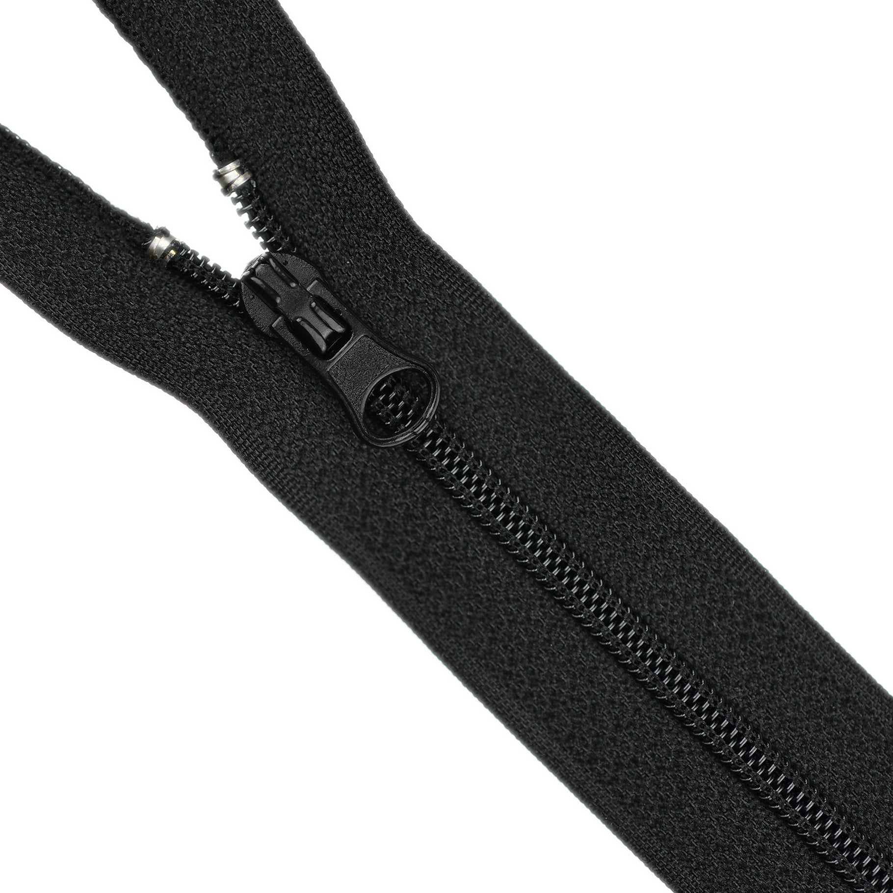 Zipper Sort Nylon Open Ended Zipper No.3 with Short-Pull - Black – JackStock ...