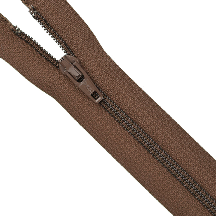 YKK NYLON CLOSED-END ZIP NO.3 COL 009 DARK KHAKI