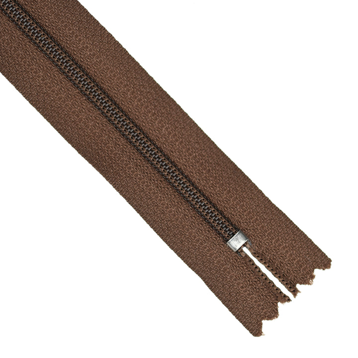 YKK NYLON CLOSED-END ZIP NO.3 COL 009 DARK KHAKI