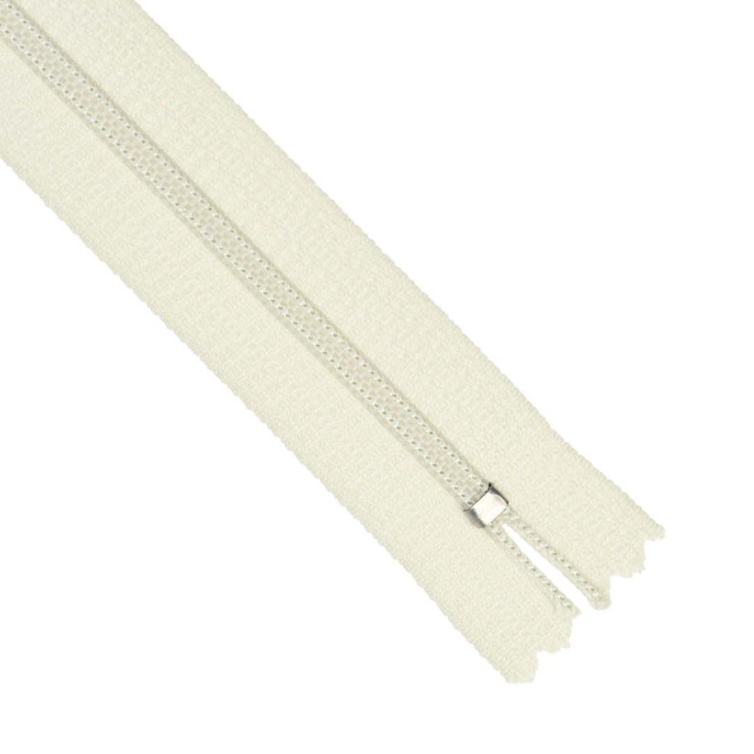 YKK NYLON CLOSED-END ZIP NO.3 COL 202 LIGHT SEA FOAM