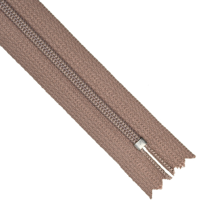 YKK NYLON CLOSED-END ZIP NO.3 COL 296 PUCE