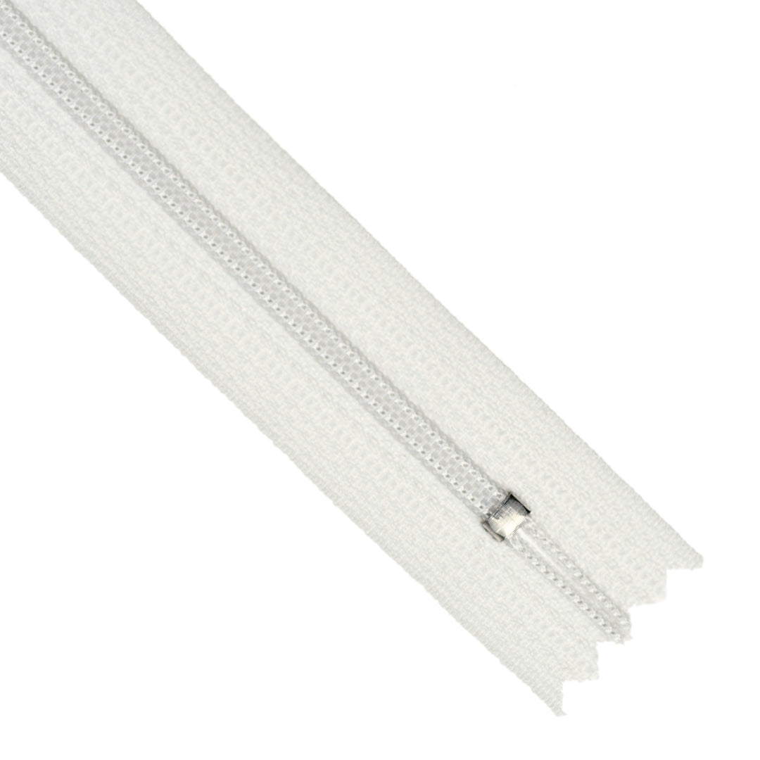 YKK NYLON CLOSED-END ZIP NO.3 COL 316 SILVER GREY