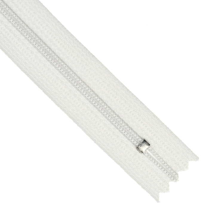 YKK NYLON CLOSED-END ZIP NO.3 COL 316 SILVER GREY